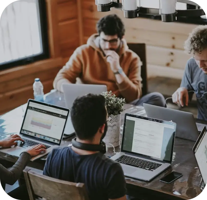 Titans Developer team working on a client's customized integration. Photo by Charles Deluvio