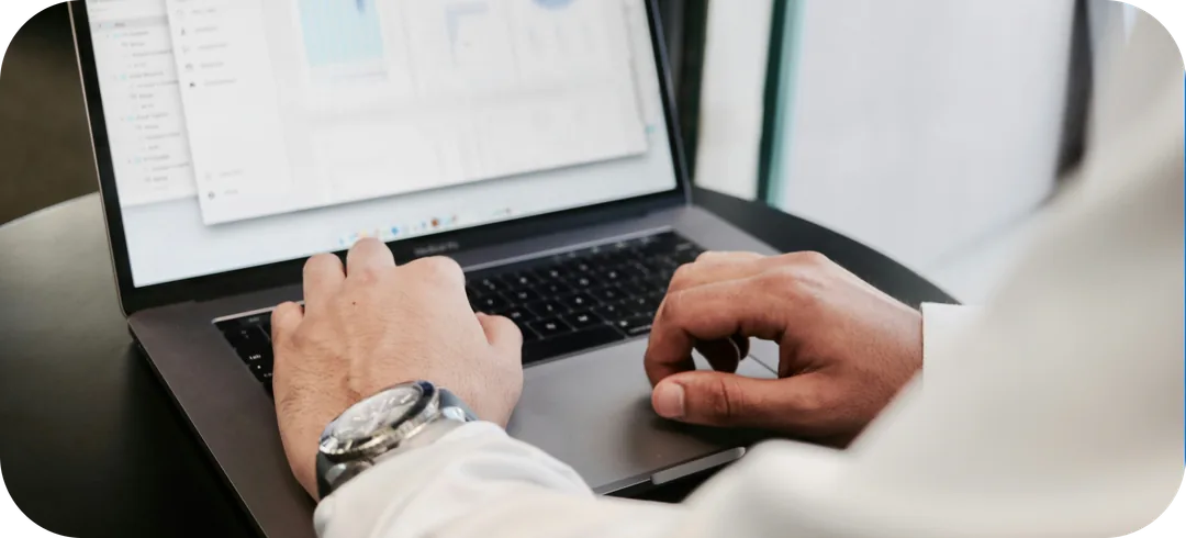 Data analyst working on structured datasets and managed data feeds powered by Titan's web data infrastructure
